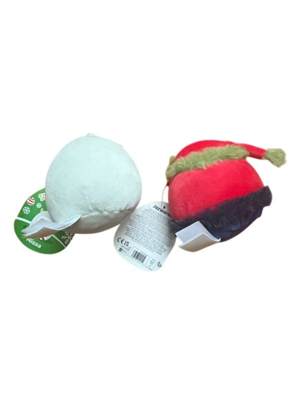 Squishmallows Christmas/Winter 4 in Plush-Nick & Nissa-NWT